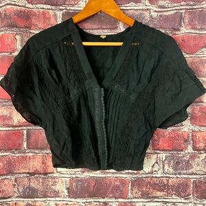 Free People Cropped Leora Top